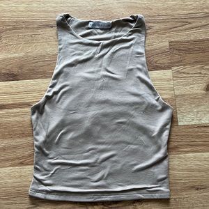 Tan Halter Tank top Size Xsmall
